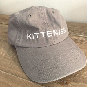 NWOT Kittenish Ballcap - Gray